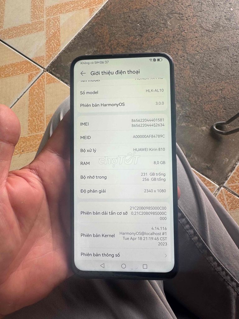 Honor 9X Pro 8GB 256GB Tím Kirin 810. Mua bán Điện thoại tại Thị xã Tân Uyên Bình Dương được đăng bởi binhduonghelo hình 1
