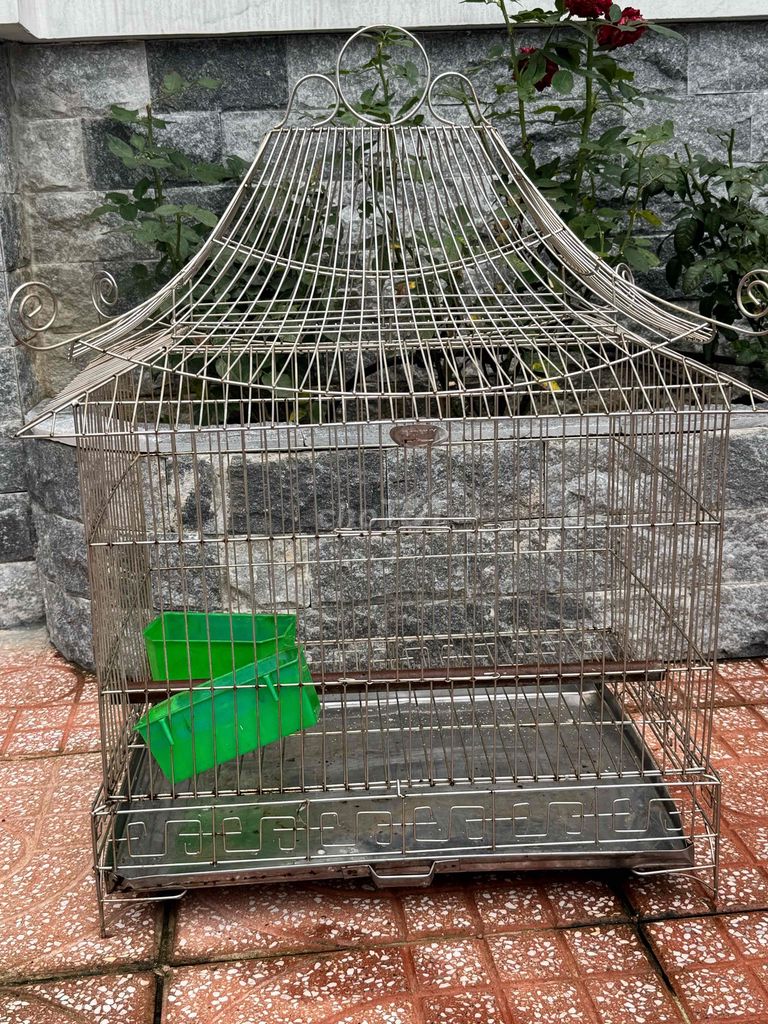 Lồng chim Inox Bạc. Mua bán Phụ kiện, Thức ăn, Dịch vụ tại Huyện Vĩnh Cửu Đồng Nai được đăng bởi Thái Khắc Đồng hình 1