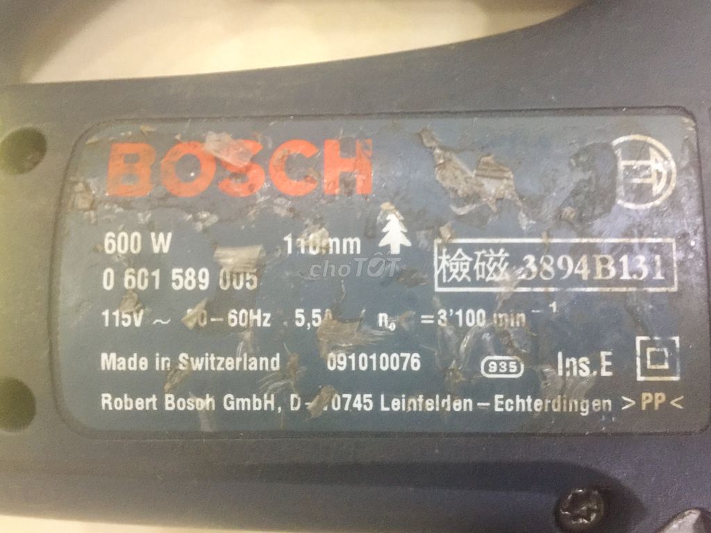0983900785 - Máy cưa lọng Bosch Switzerland 100v 600w