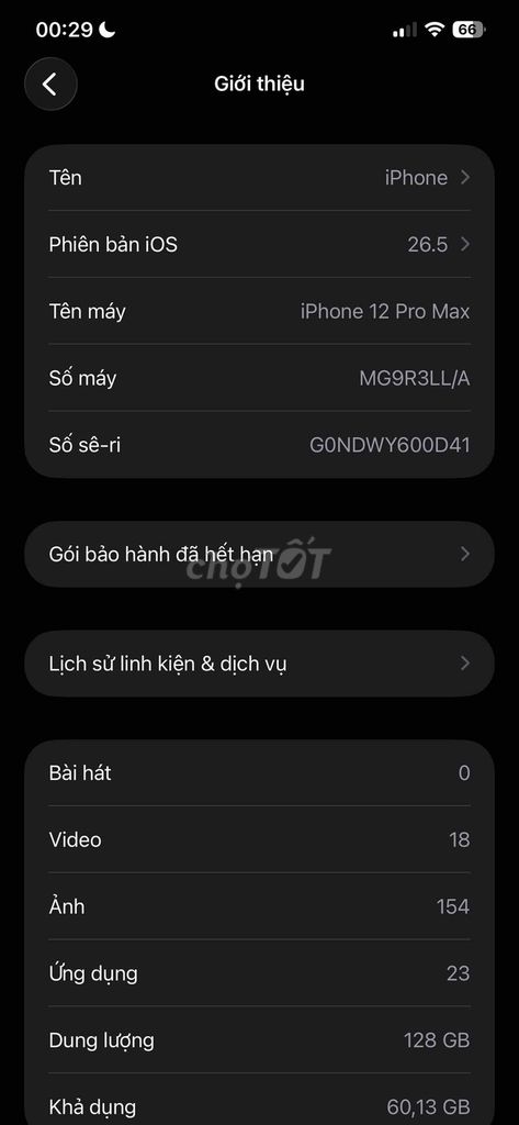 iPhone 12 Pro Max 128GB Vàng Đã sử dụng. Mua bán Điện thoại tại Huyện Tiên Du Bắc Ninh được đăng bởi Thành Lê hình 1
