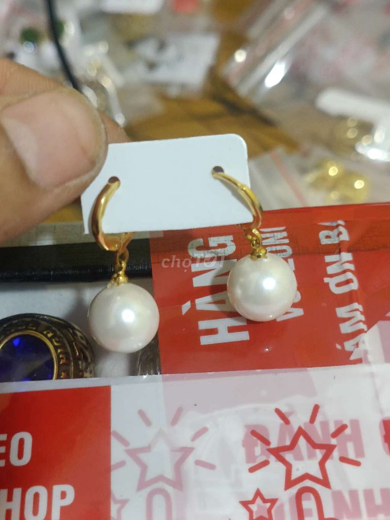 Bông tai Nữ Kim loại Vàng. Mua bán Phụ kiện thời trang khác tại Huyện Châu Thành Sóc Trăng được đăng bởi hồngtha city hình 1