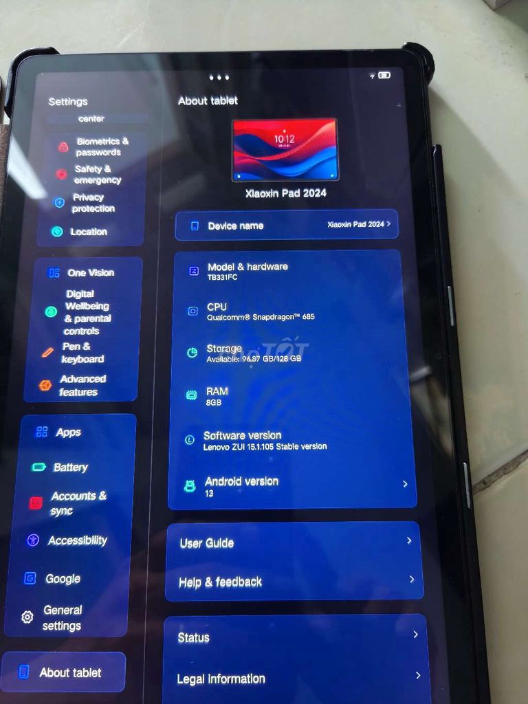 Lenovo Xiaoxin pad 2024