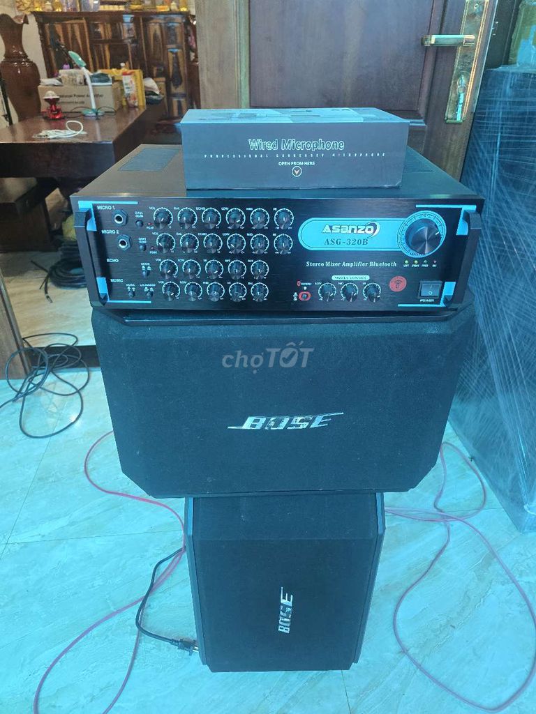 Dàn âm thanh Asanzo ASG-320B Bose Đen. Mua bán Tivi, Âm thanh tại Thành phố Gia Nghĩa Đắk Nông được đăng bởi Phan Phong Phan Phong hình 1