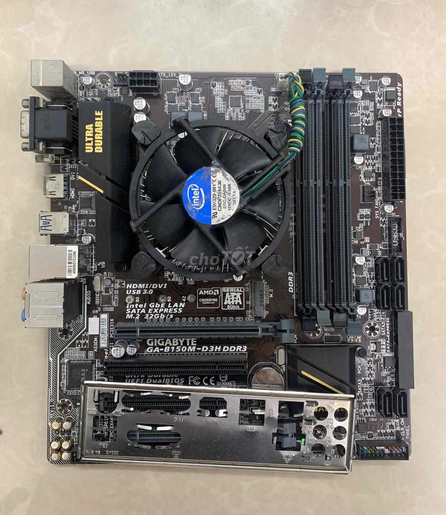 combo main giga b150 & chip i3-6100. Mua bán Linh kiện (RAM, Card...) tại Quận Tân Phú Tp Hồ Chí Minh được đăng bởi Nguyễn Phong hình 1