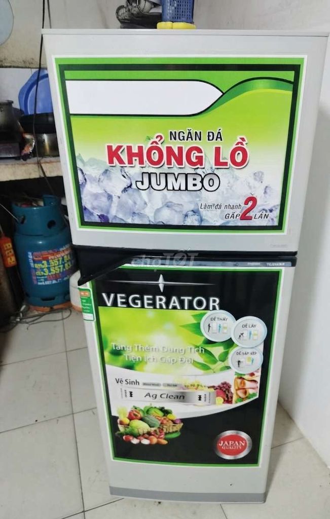 Tủ lạnh Vegerator 2 ngăn đá Trắng Nhật Bản. Mua bán Tủ lạnh tại Quận Thanh Xuân Hà Nội được đăng bởi Thanh Trúc hình 1