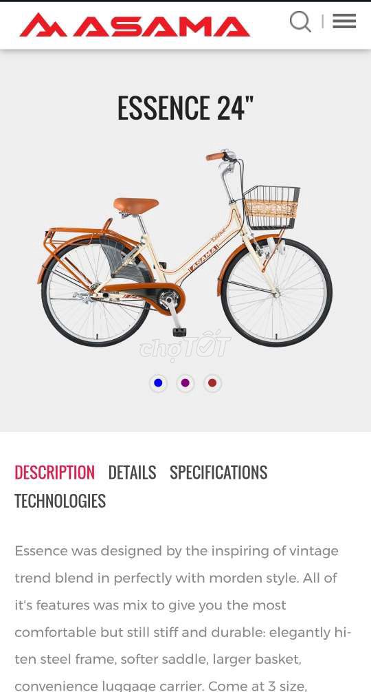 Xe đạp ASAMA ESSENCE 27 NEW 99%. Mua bán Xe đạp tại Quận Bắc Từ Liêm Hà Nội được đăng bởi Nguyen Phương hình 1