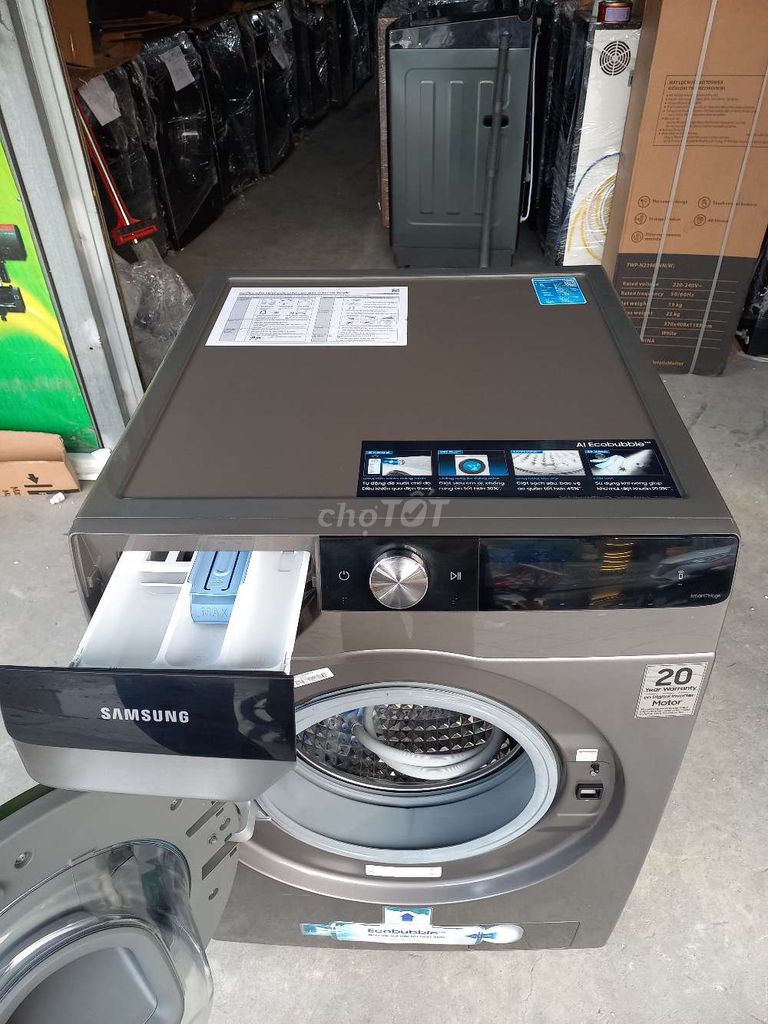 Máy giặt sấy Samsung Addwash Inverter giặt 9.5 kg. Mua bán Máy giặt tại Quận 12 Tp Hồ Chí Minh được đăng bởi Điện máy giá kho hình 4