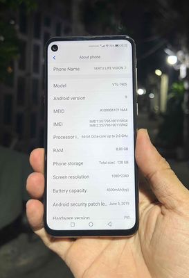 Vertu Life Vision cảm ứng  Androi 9 Ram 8/128g. Mua bán Điện thoại tại Quận 8 Tp Hồ Chí Minh được đăng bởi Thanh Đỗ