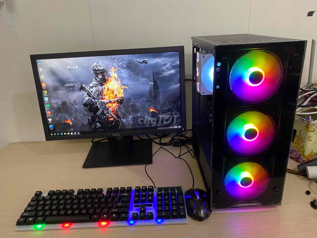 ✅ Case PC xeon E5- 2680 Ram 32G vỏ kính led ✅