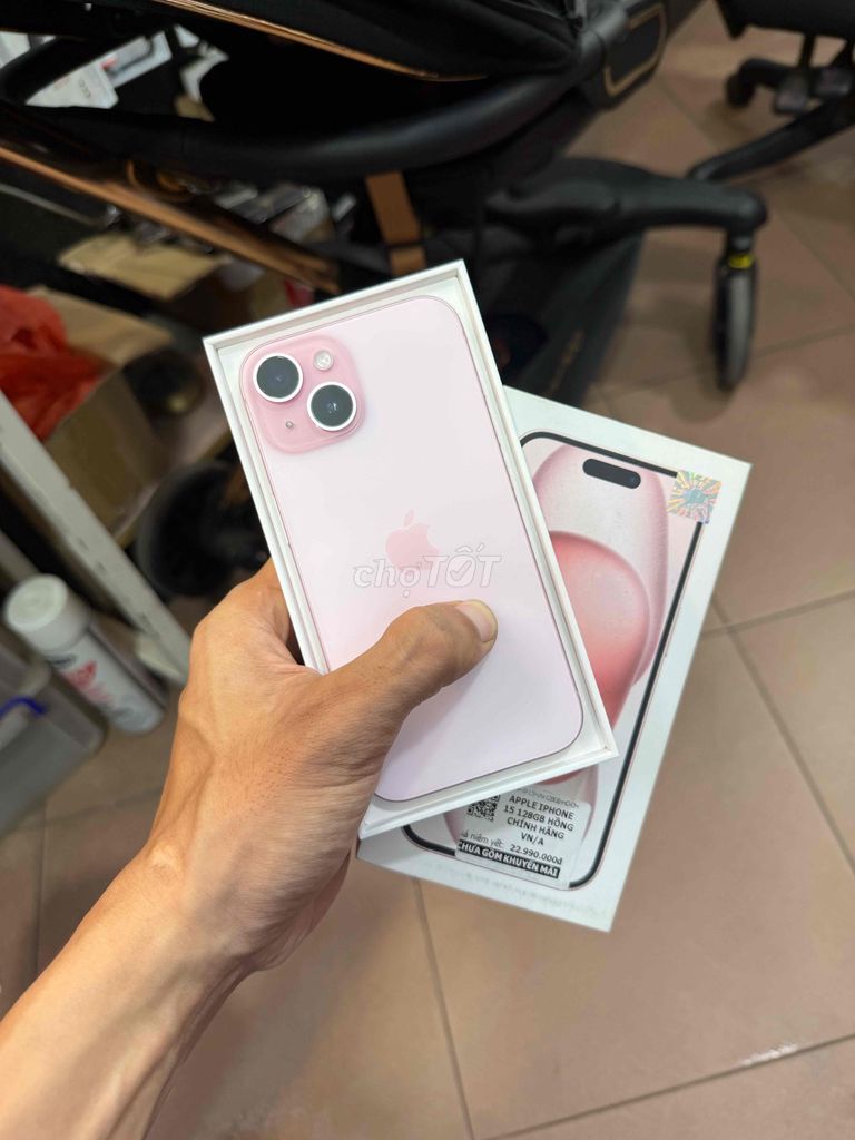 iPhone 15-128 hồng VN kèm hộp pin 83 giá rẻ. Mua bán Điện thoại tại Quận Bắc Từ Liêm Hà Nội được đăng bởi Mạnh hình 1