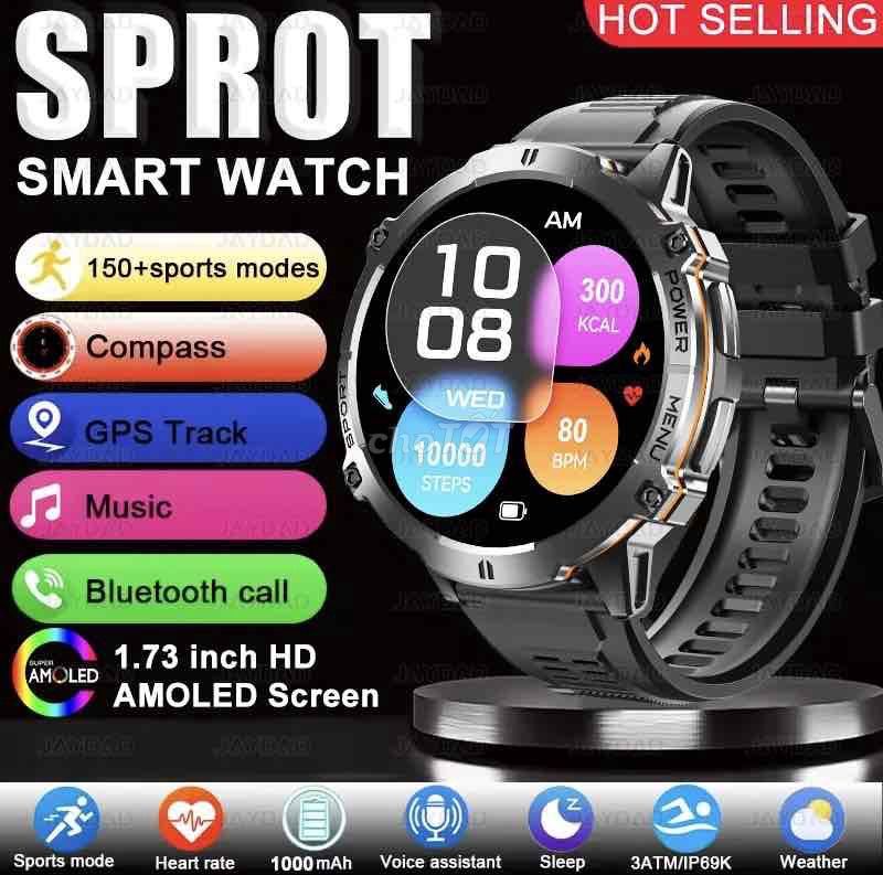 Đồng hồ thông minh AMOLED 1.73 inch. Mua bán Thiết bị đeo thông minh tại Quận Gò Vấp Tp Hồ Chí Minh được đăng bởi An  Nhiên hình 1