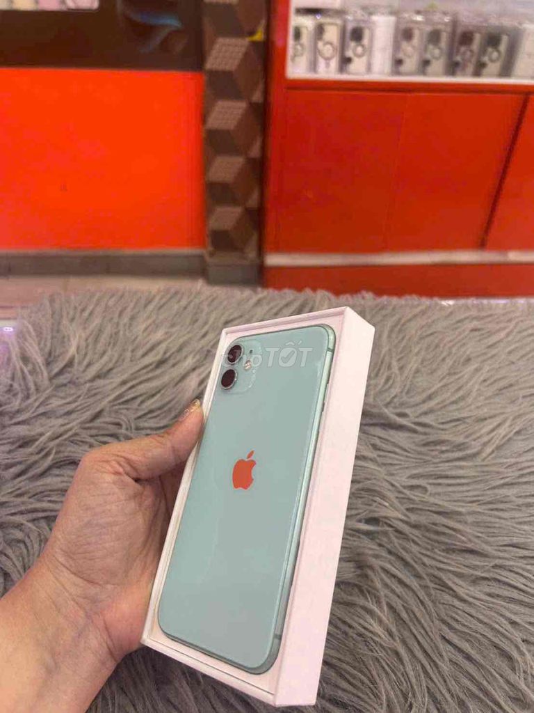 iphone 11-64gb xanh qtế mỹ pin new 100 zin keng. Mua bán Điện thoại tại Quận 3 Tp Hồ Chí Minh được đăng bởi Nam Á Mobile hình 1