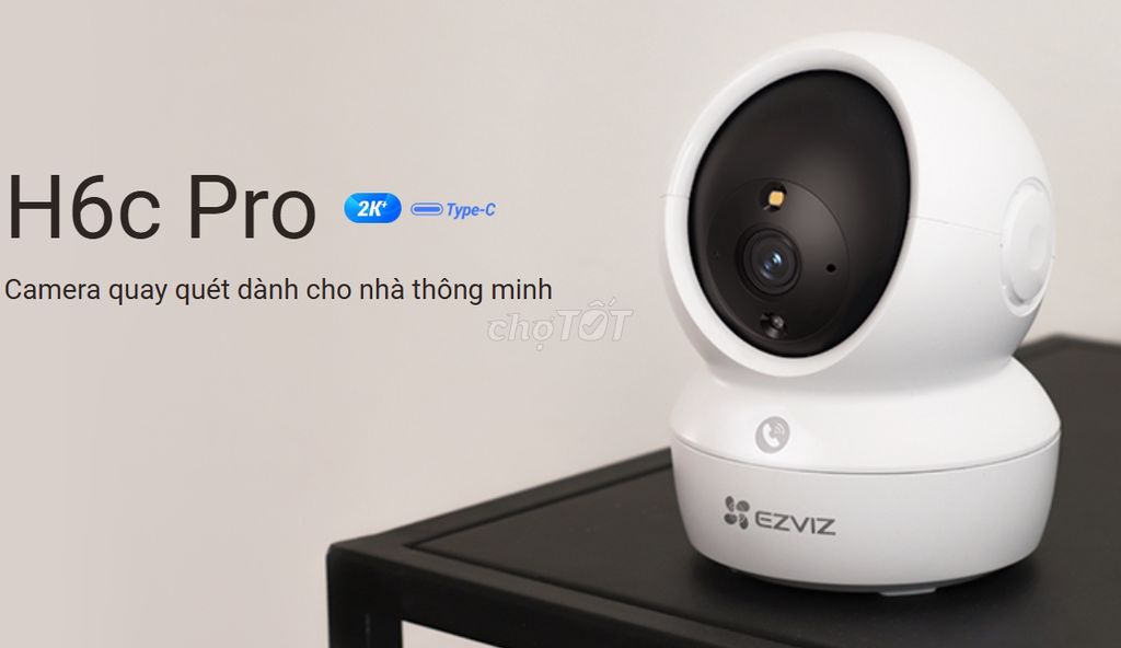 Camera IP EZVIZ H6C Pro 3MP cảm ứng gọi một chạm