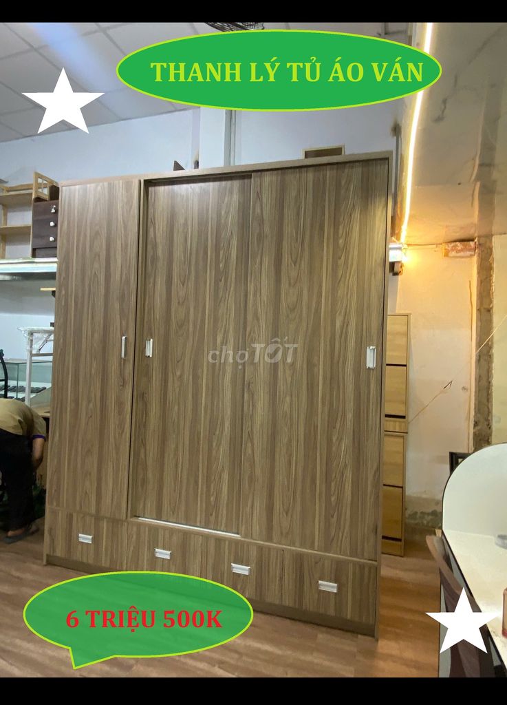 THANH LÝ TỦ TREO QUẦN ÁO 200X240X60CM . Mua bán Tủ, kệ gia đình tại Quận Phú Nhuận Tp Hồ Chí Minh được đăng bởi XƯỞNG THI CÔNG NỘI THẤT TẠI TPHCM hình 1
