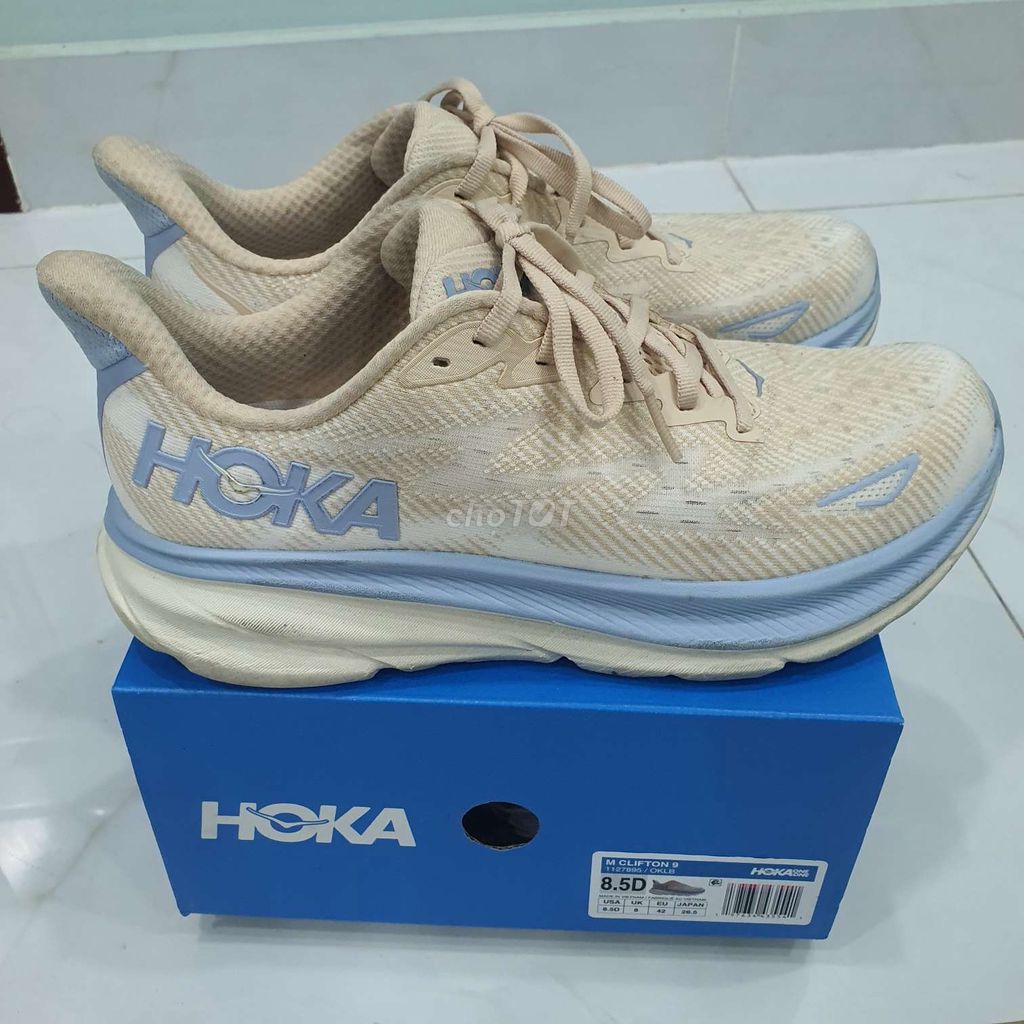 ( Size 42 ) Pass giày Hoka Clifton 9 màu mới