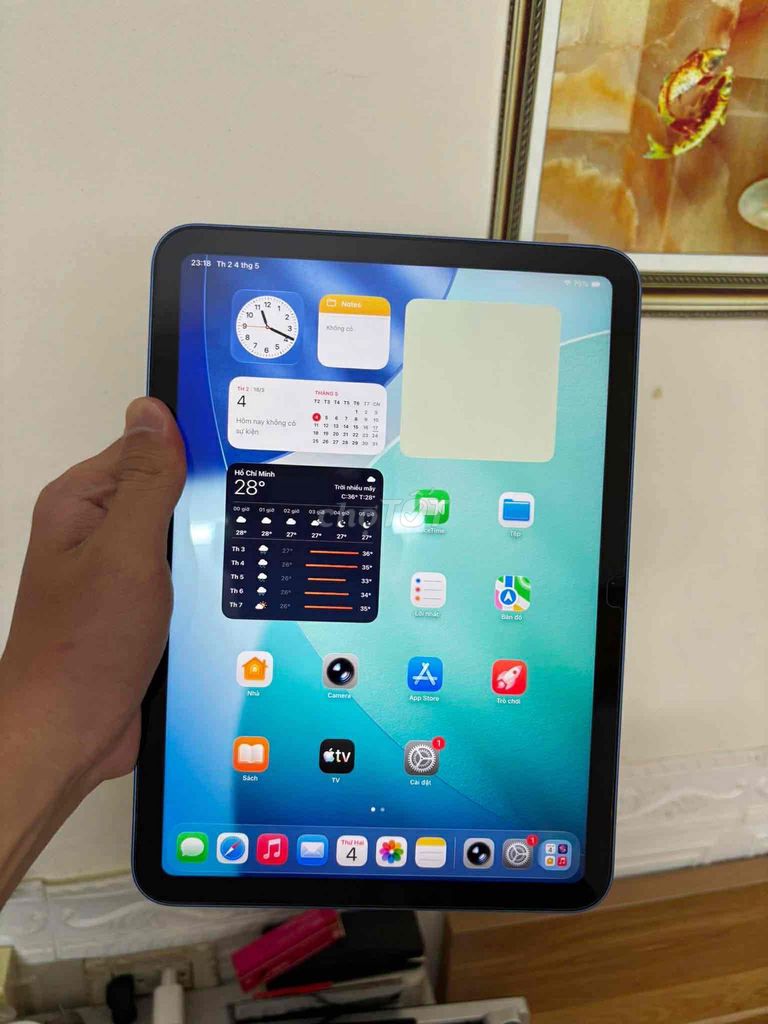 Apple iPad A16 128GB Xanh. Mua bán Máy tính bảng tại Quận Hoàng Mai Hà Nội được đăng bởi Phạm Văn Khá hình 1