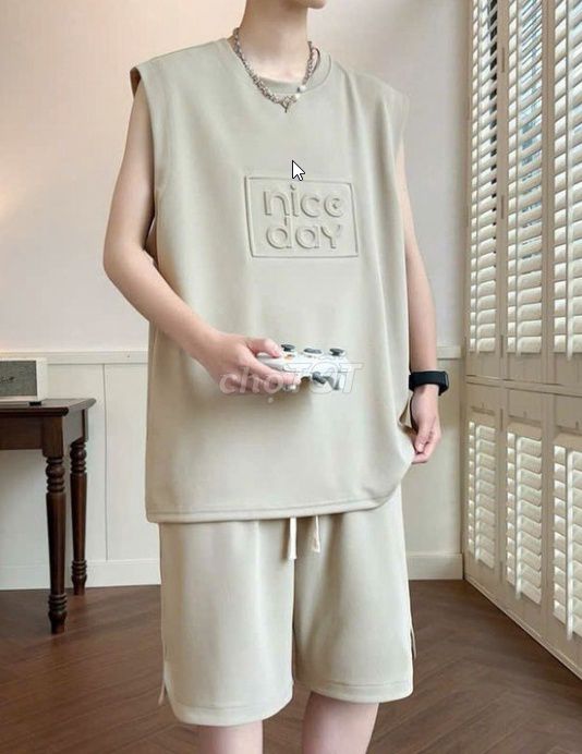 ĐỒ BỘ QUẦN ÁO NAM BA LỖ SÁT NÁCH BDNT001. Mua bán Quần áo tại Quận Hoàng Mai Hà Nội được đăng bởi Siêu thị Anh Tú 68   hình 1