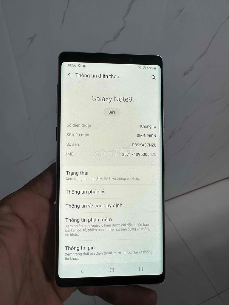 Samsung Galaxy Note 9 Tím Hàn Quốc. Mua bán Điện thoại tại Huyện Bình Chánh Tp Hồ Chí Minh được đăng bởi Khôi Swatch hình 1