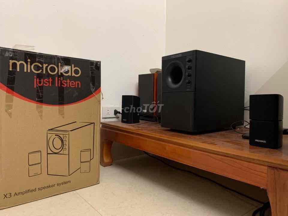 Microlab X3 đời đầu hàng sưu tầm cực hiếm. Mua bán Tivi, Âm thanh tại Huyện Gia Lộc Hải Dương được đăng bởi Điện máy nhật úc hình 1