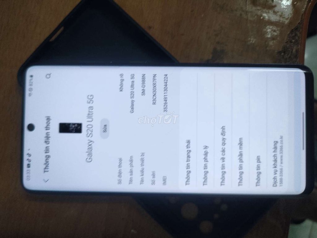 Samsung Galaxy S20 Ultra 5G Đen 256GB. Mua bán Điện thoại tại Quận Hà Đông Hà Nội được đăng bởi Trần tiến hình 1