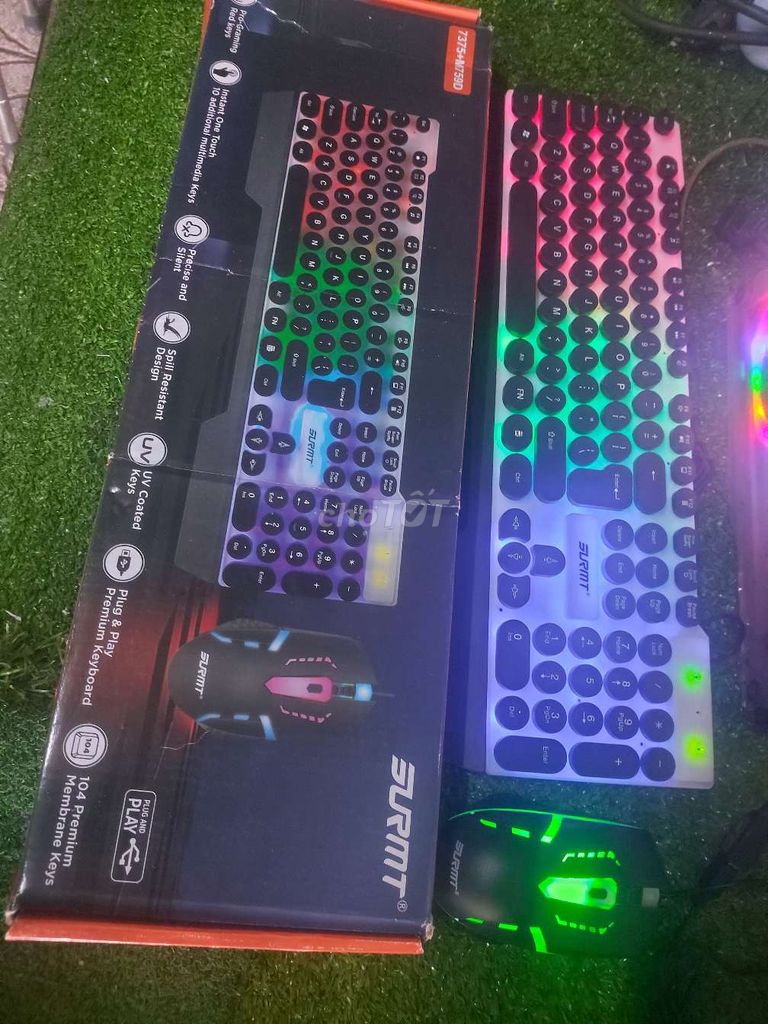 Combo phím chuột gaming LED 7 màu sáng đẹp mới ❤. Mua bán Phụ kiện (Màn hình, Chuột...) tại Thành phố Thủ Đức Tp Hồ Chí Minh được đăng bởi Cũ Giá Rẻ hình 1