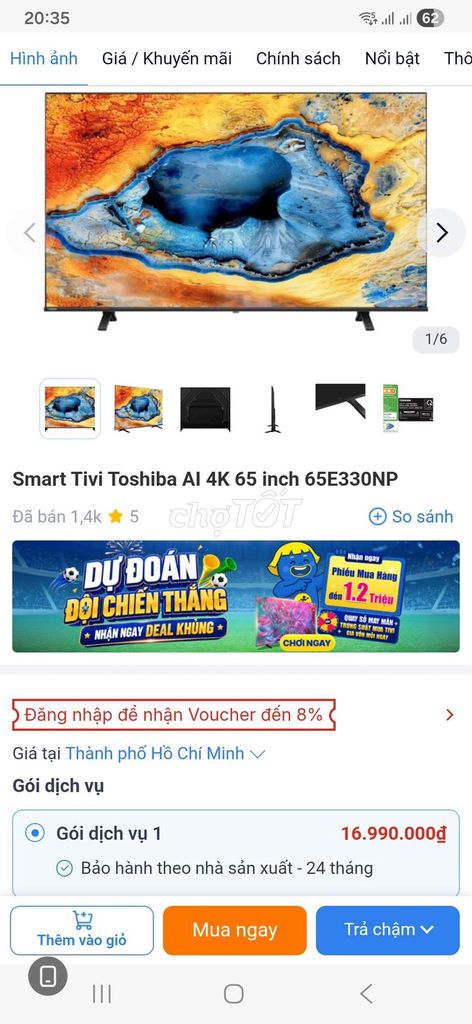 Tivi siêu to mới 100% full thùng bh 24 tháng. Mua bán Tivi, Âm thanh tại Quận Ninh Kiều Cần Thơ được đăng bởi Luật Nguyễn hình 1