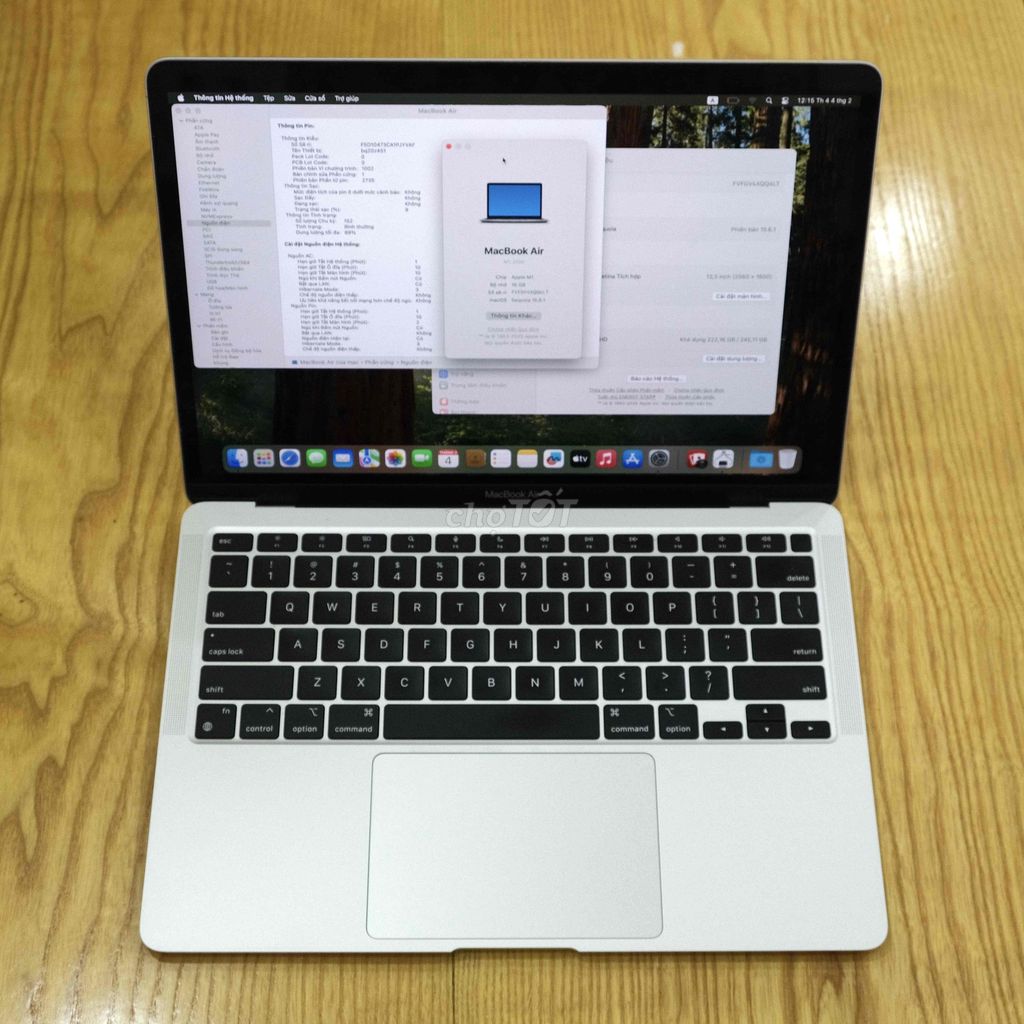 Apple Macbook Air M1 16GB/256GB Bạc. Mua bán Laptop tại Quận Cầu Giấy Hà Nội được đăng bởi Mạnh Cường hình 1