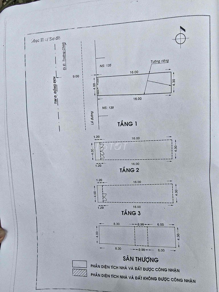 Bán nhà MT đường Đồng Đen,f12.dt 4,1(4,3)x16m,2L.vị trí đẹp.