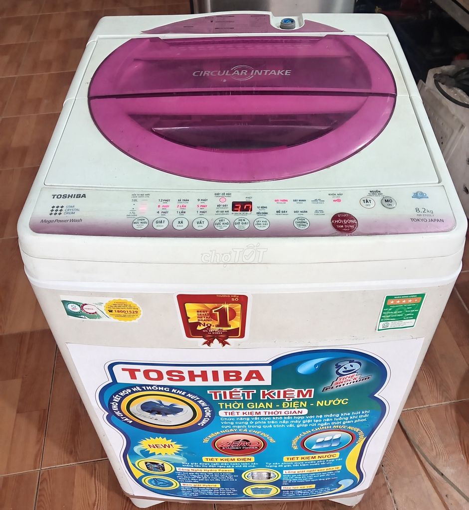 Máy giặt Toshiba 8.2kg. Mua bán Máy giặt tại Quận Long Biên Hà Nội được đăng bởi Đồ tốt hình 1