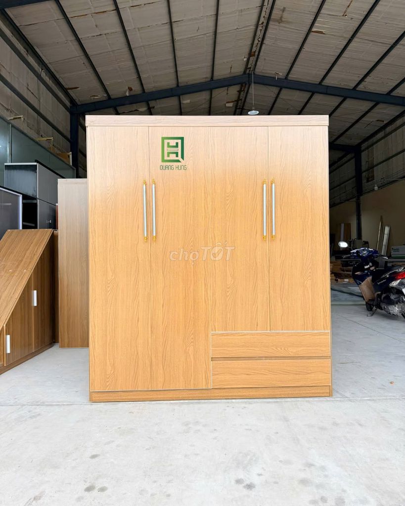 Tủ quần áo Nhựa PENCO xám 4 cánh 2 ngăn kéo. Mua bán Tủ, kệ gia đình tại Thành phố Thủ Đức Tp Hồ Chí Minh được đăng bởi Nội Thất Quang Hùng hình 1