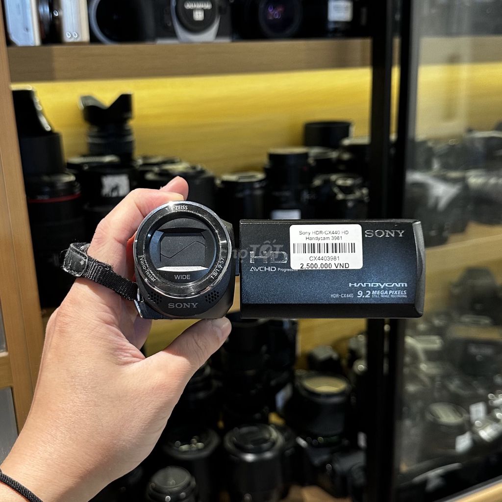 Máy quay phim Sony HDR-CX440 Đen cũ. Mua bán Máy ảnh, Máy quay tại Quận Tân Bình Tp Hồ Chí Minh được đăng bởi tô minh hoàng hình 1
