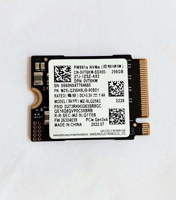 SSD Samsung PM991a 256GB NVMe Gen3 x4 M.2 2230