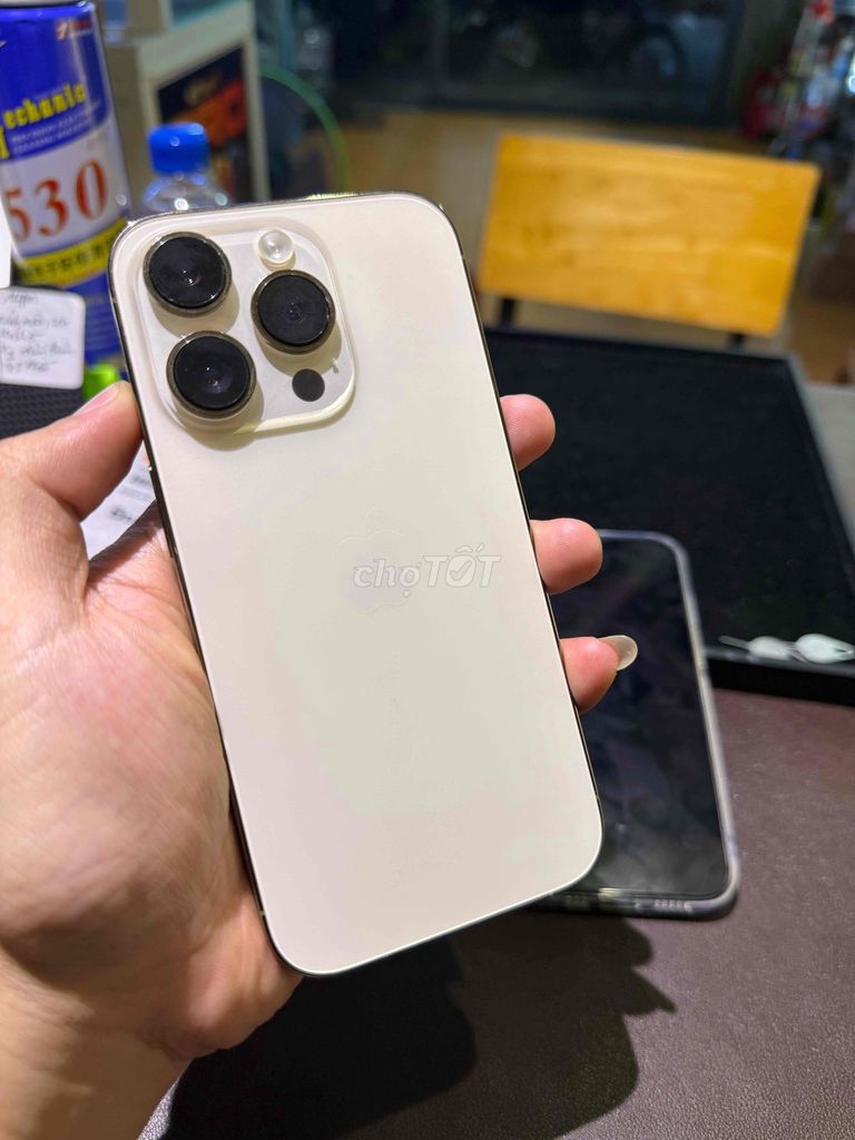 Apple iPhone 14 Pro Vàng pin 100. Mua bán Điện thoại tại Thành phố Thủ Đức Tp Hồ Chí Minh được đăng bởi Minh Sang Store Góp Bao Nợ Xấu hình 1