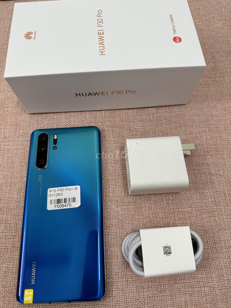 Huawei P30 Pro 8/128 xanh Fullbox có ship COD