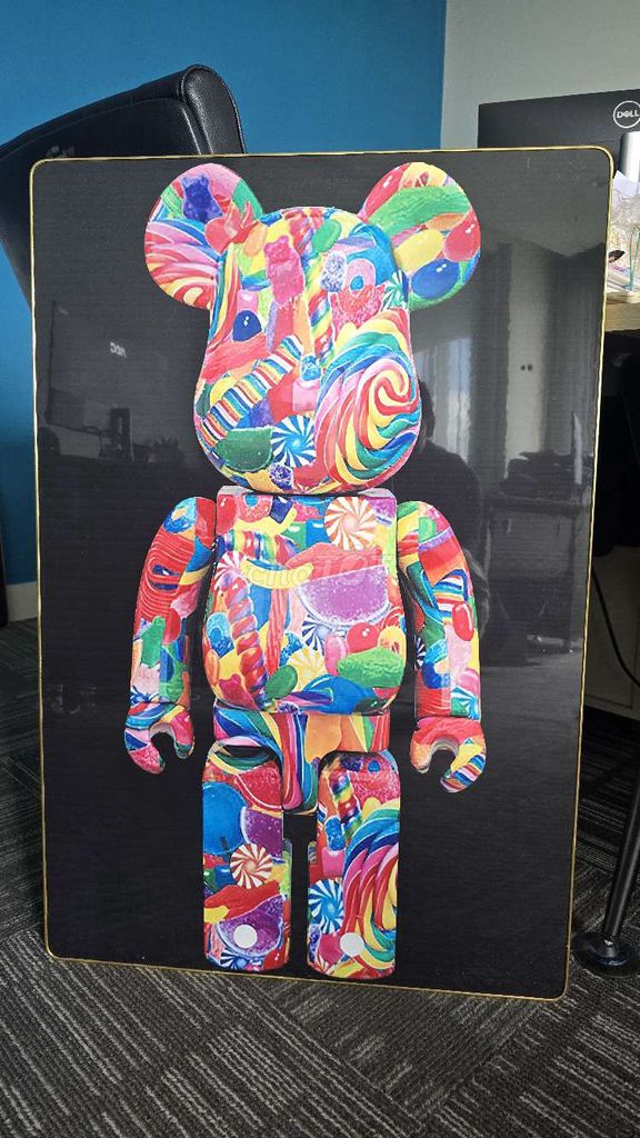 Tranh treo tường Gấu Bearbrick. Mua bán Đồ sưu tầm, đồ cổ tại Thành phố Thủ Đức Tp Hồ Chí Minh được đăng bởi Quang Ong hình 1