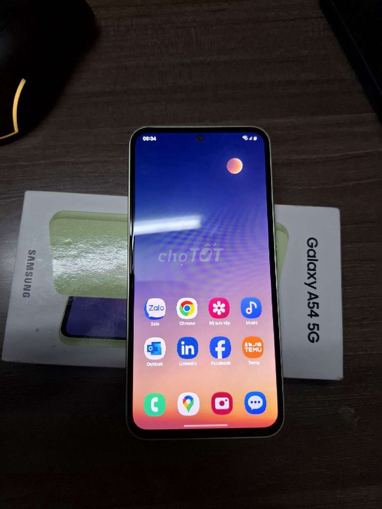 Galaxy A54 256GB hàng CTY Full Box còn BH 4 tháng