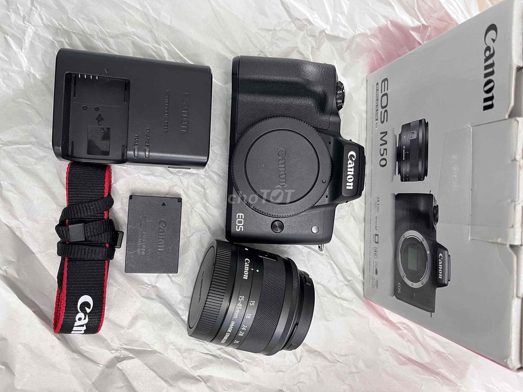 CANON M50 + KIT FULLBOX