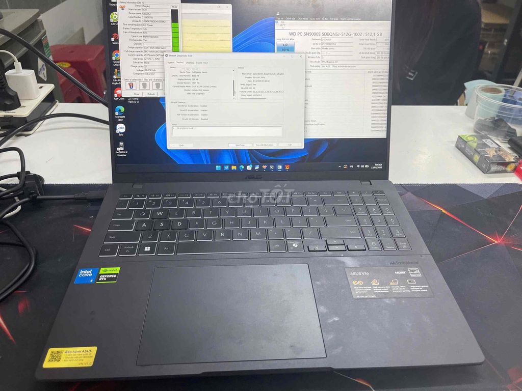 Laptop Asus Vivobook 16 V3607VU. Mua bán Laptop tại Quận Gò Vấp Tp Hồ Chí Minh được đăng bởi Chí Hướng Group  hình 1