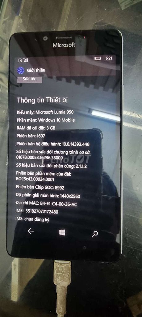 Lumia 950 nguyên zin hàng hiếm