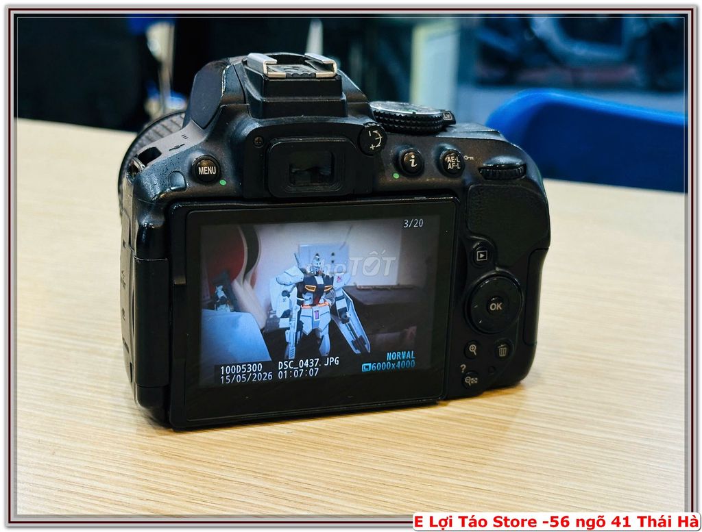 E pass Máy ảnh Nikon D5300 + KÍT 18-55. Mua bán Máy ảnh, Máy quay tại Quận Đống Đa Hà Nội được đăng bởi Nguyễn Tiến Lợi hình 1