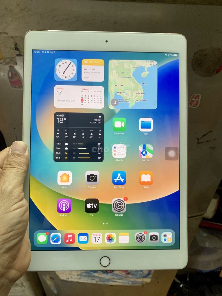 Bán ipad Gen 8 4G LTE Wi-Fi 32gb màu Gold đẹp