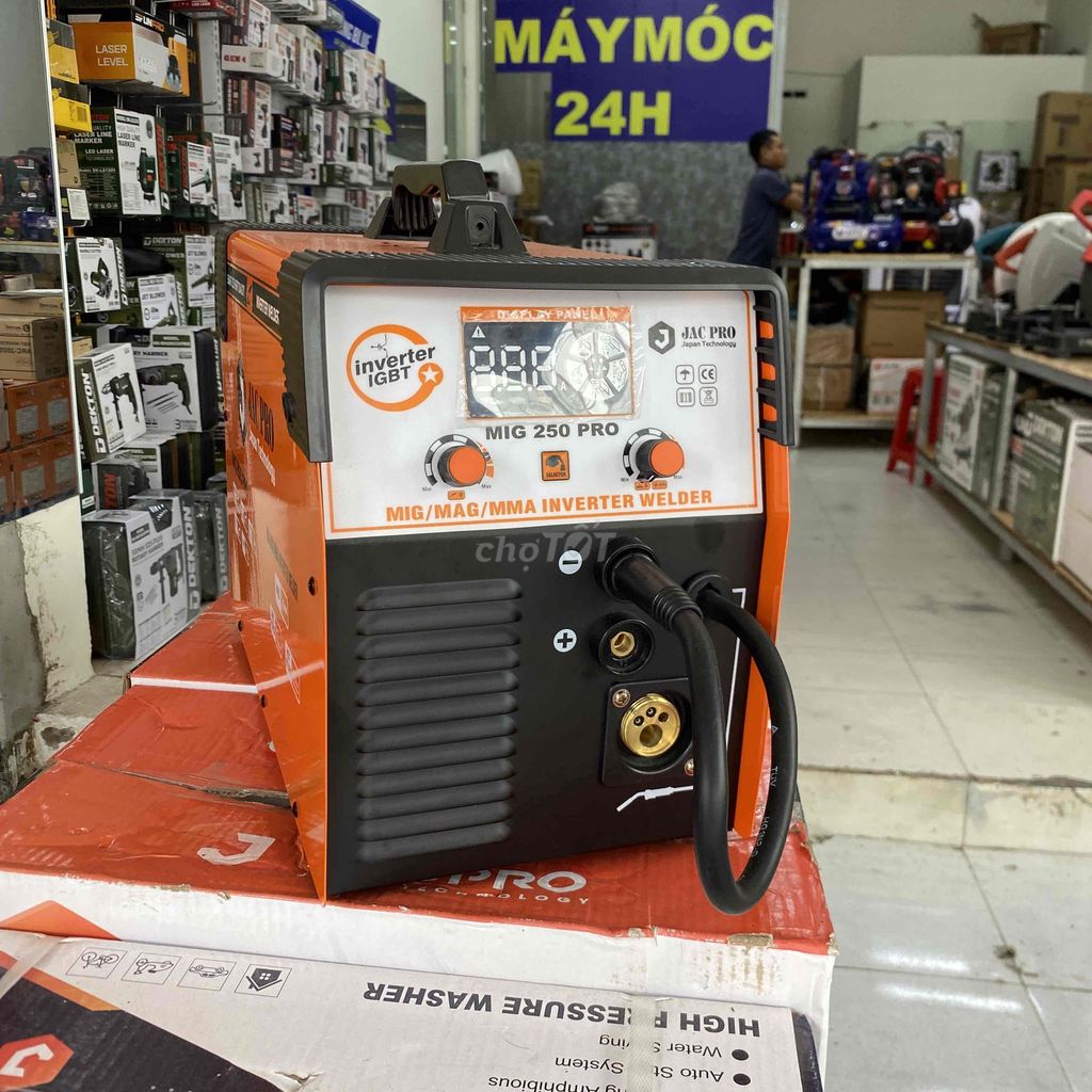 Còn 2 máy Máy hàn JAC PRO MIG 250 PRO. Mua bán Đồ chuyên dụng, Giống nuôi trồng tại Thị xã Bến Cát Bình Dương được đăng bởi Máy Móc 24H hình 1