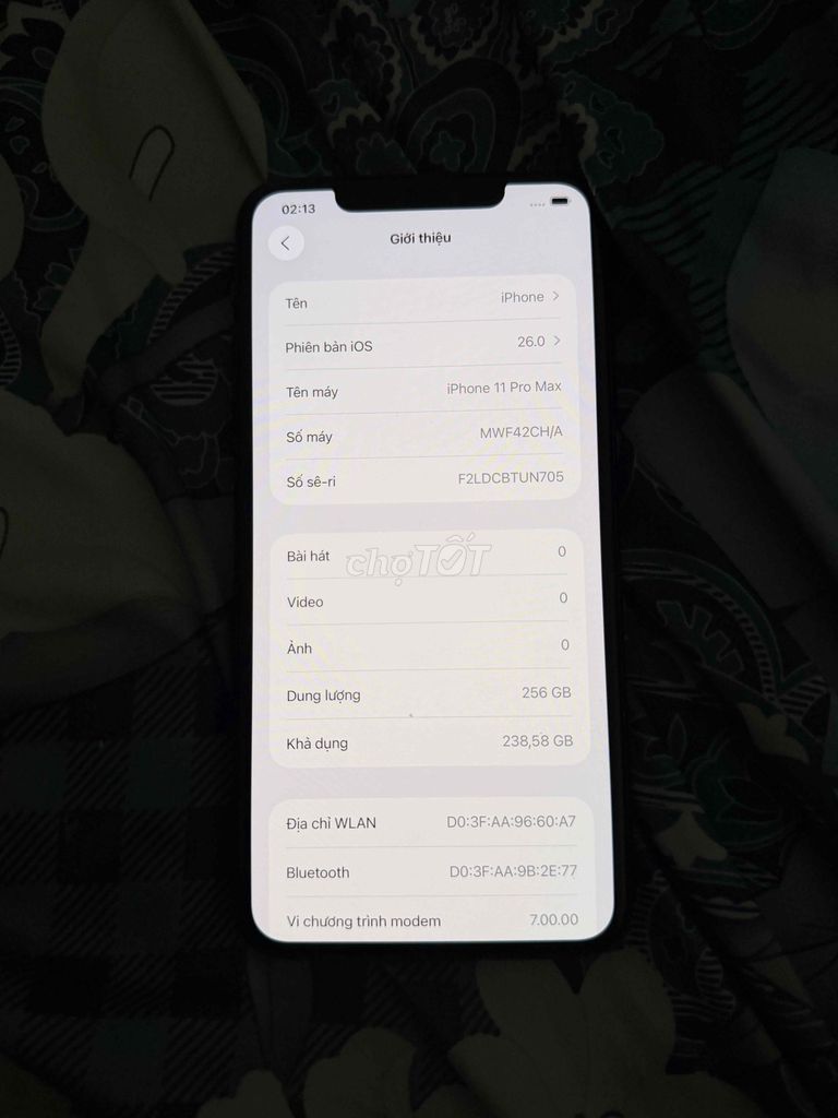 iPhone 11 Pro Max 256GB Xanh rêu. Mua bán Điện thoại tại Quận Cẩm Lệ Đà Nẵng được đăng bởi cường lê hình 1