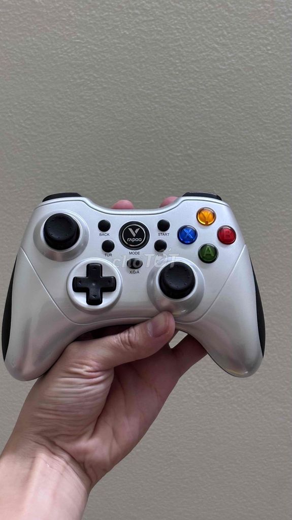 Tay cầm chơi game Rapoo V600s Bạc. Mua bán Thiết bị chơi game tại Thành phố Dĩ An Bình Dương được đăng bởi Ngô Văn Tiến hình 1