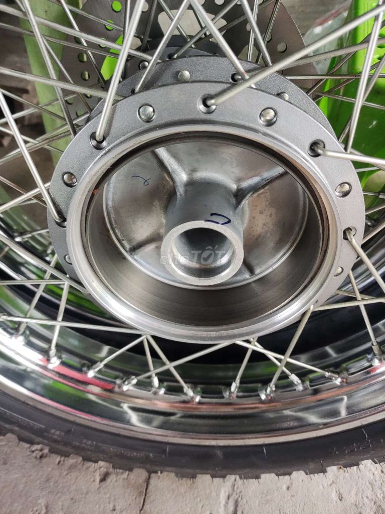 Cặp bánh căm zin chính hãng Yamaha mới. Mua bán Phụ tùng xe tại Huyện Đức Hòa Long An được đăng bởi Minh Hoàng hình 3