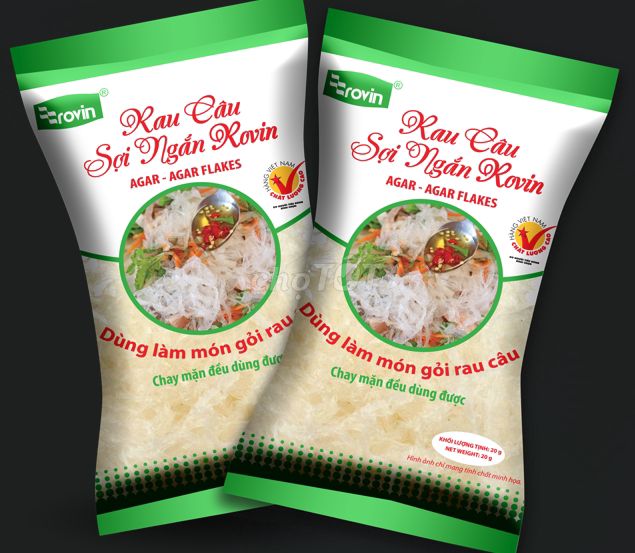 Lốc rau câu sợi Rovin dùng làm gỏi, nấu chè. Mua bán Đồ ăn, thực phẩm và các loại khác tại Quận 10 Tp Hồ Chí Minh được đăng bởi Rovin Official hình 1