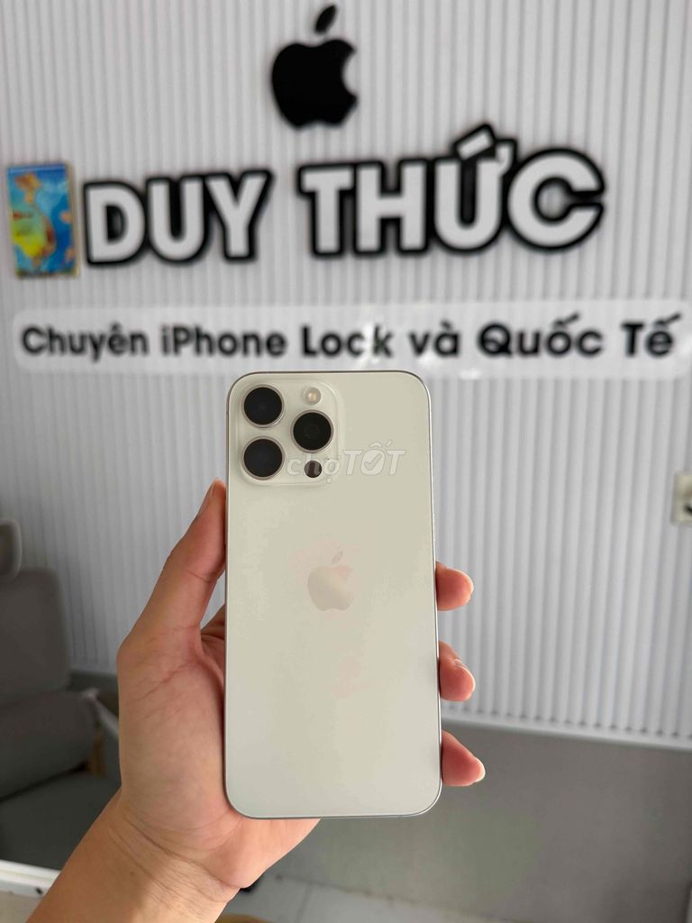 Apple iPhone 15 Pro Max 256GB Trắng Mỹ nguyên zin. Mua bán Điện thoại tại Quận Ninh Kiều Cần Thơ được đăng bởi Duy Thức chuyên iphone Lock Cần Thơ hình 1