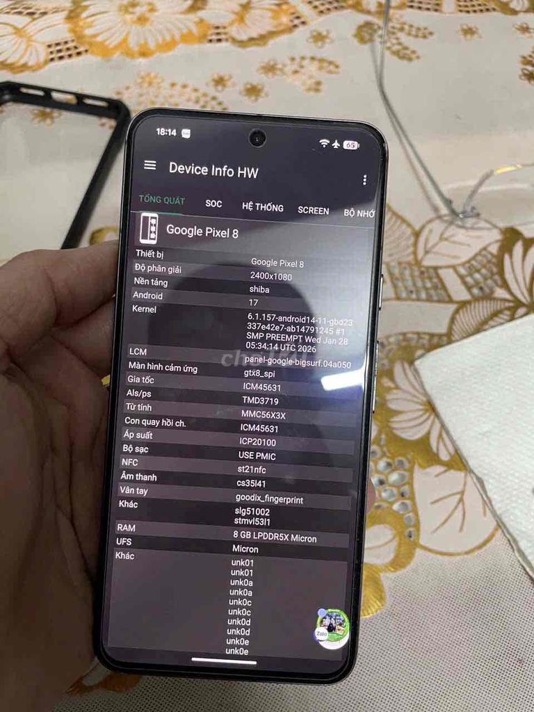 Google Pixel 8 128GB Đen. Mua bán Điện thoại tại Quận 10 Tp Hồ Chí Minh được đăng bởi Chữ Tín Đặt Hàng đầu hình 1