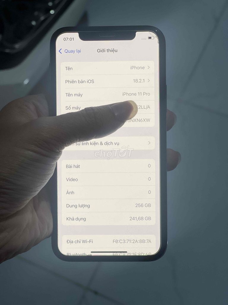 iPhone 11pro 256G quốc tế full 100%