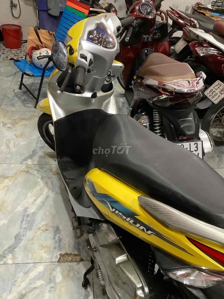 Vision màu vàng zin Fi xe biển số thành phố. Mua bán Xe máy tại Quận Bình Tân Tp Hồ Chí Minh được đăng bởi Son hình 5